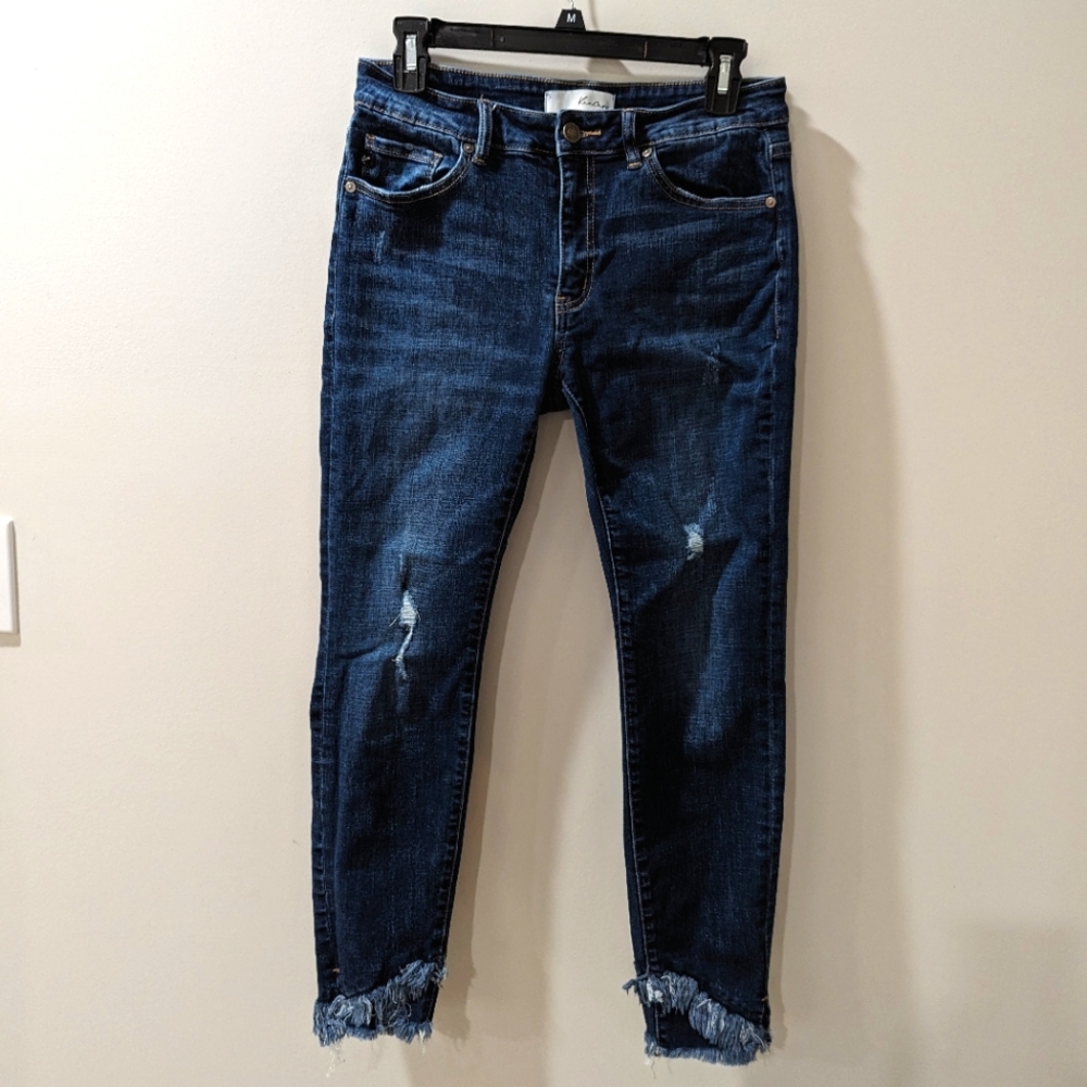 KanCan Fringe Hem Jeans